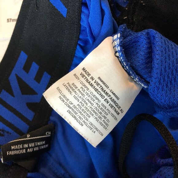 Nike Dri-Fit Mens Hybrid Training Blue Athletic Shorts Drawstring S - Picture 4 of 5